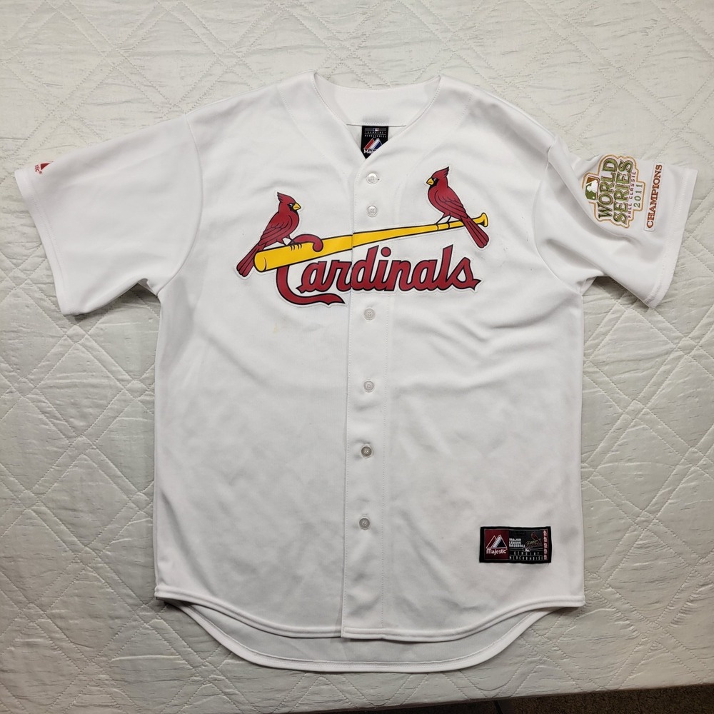 Cardinals 2011 MLB World Series Fall Champions Jersey size L